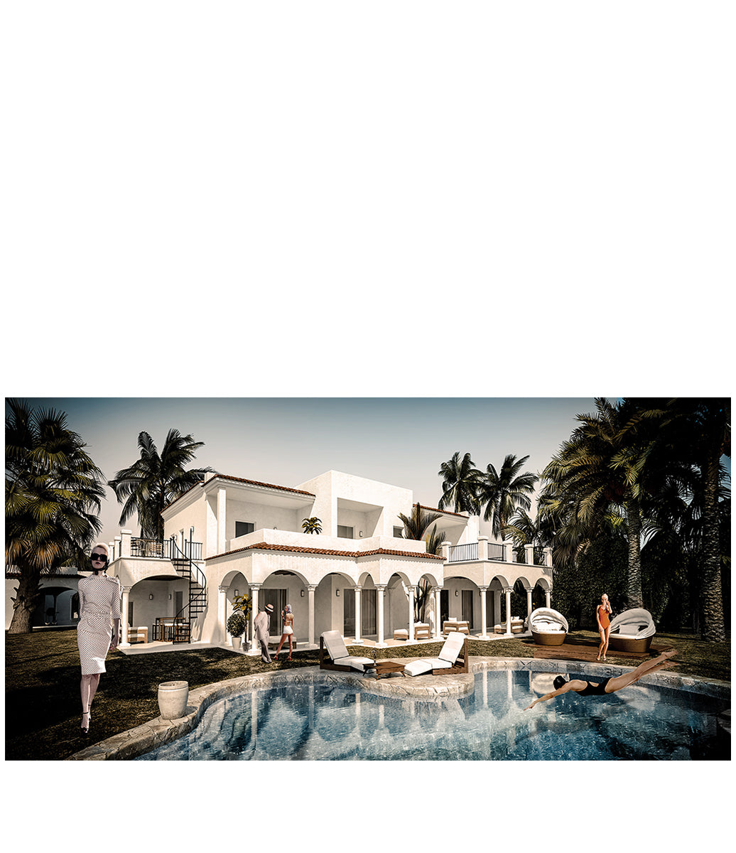 Afternoon in Palm Beach Artwood Bilde