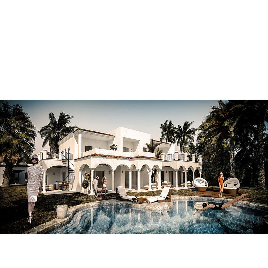 Afternoon in Palm Beach Artwood Bilde