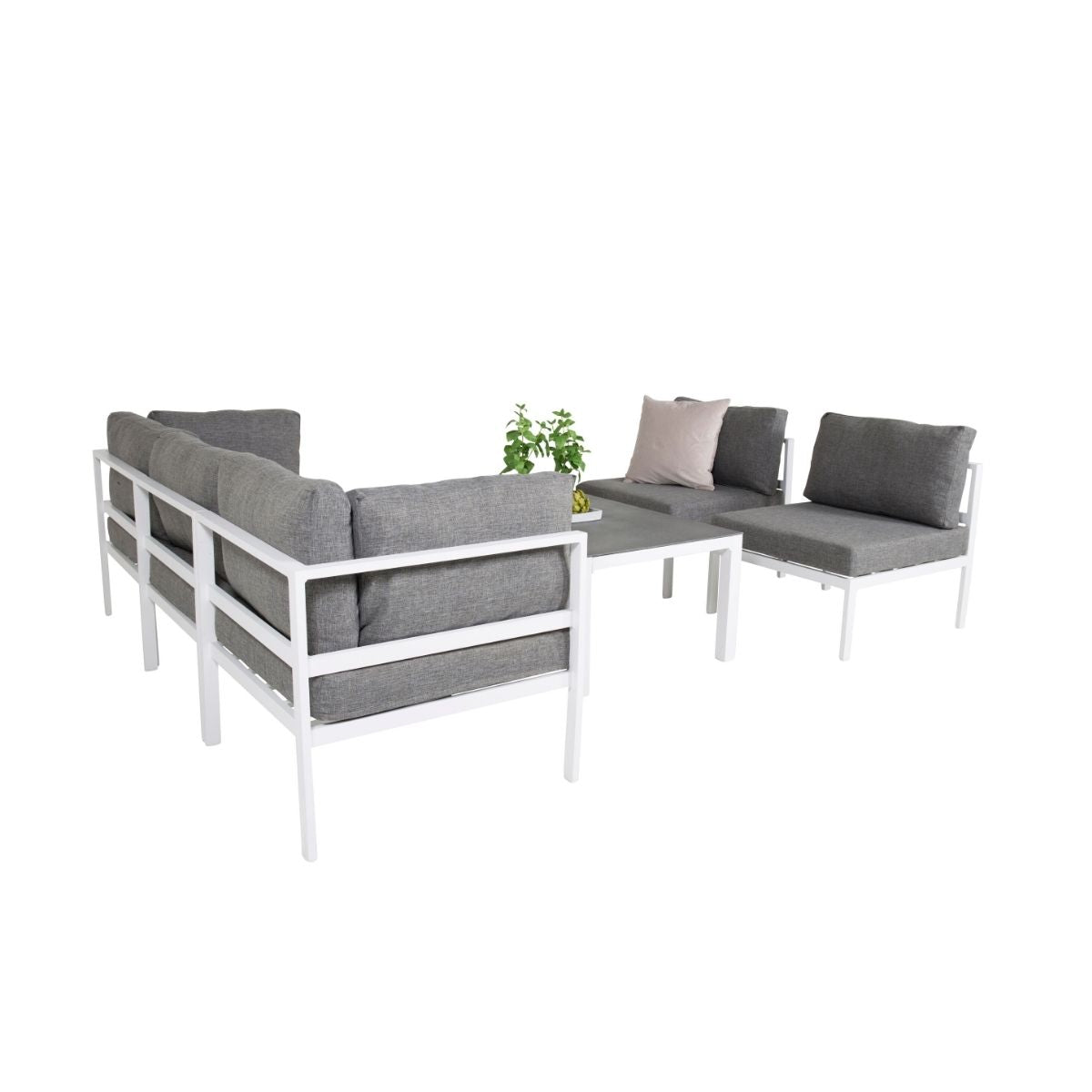 Louge set Copacabana sett 5 deler - Copacabana bord Venture Design Loungegruppe