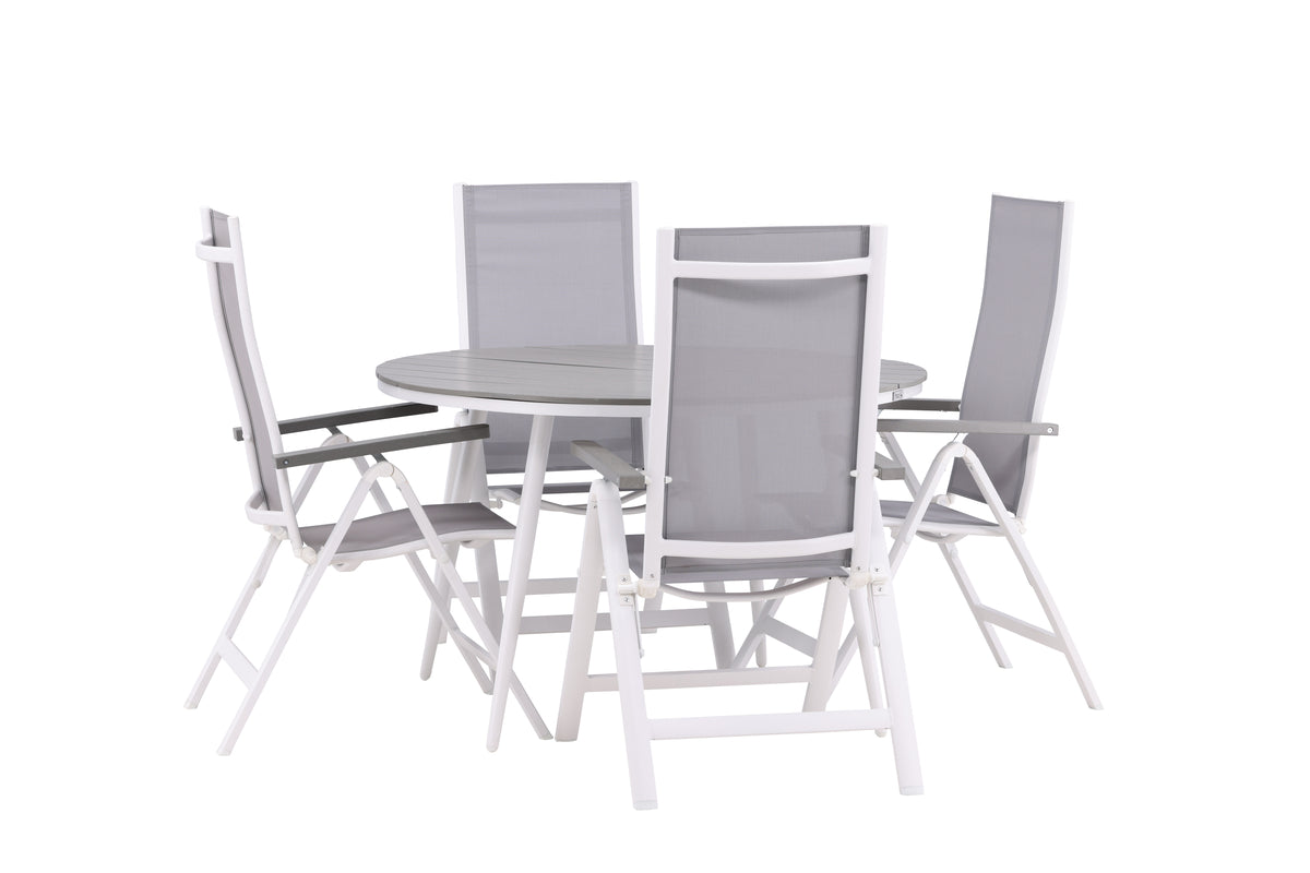 Pause Spisebord Rundt 120ø + Albany Venture Design Spisegruppe