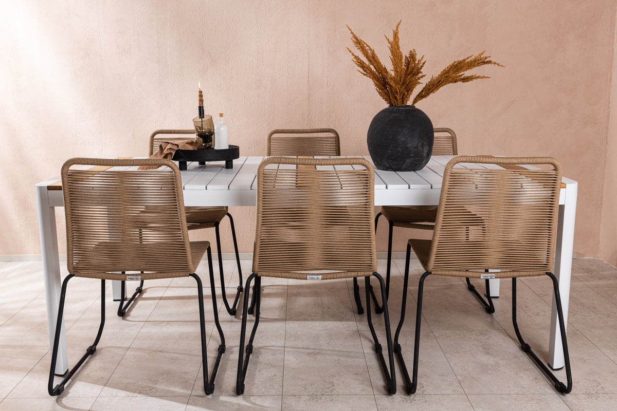 Togo Spisebord 200*100 + Lindos Venture Design Spisegruppe