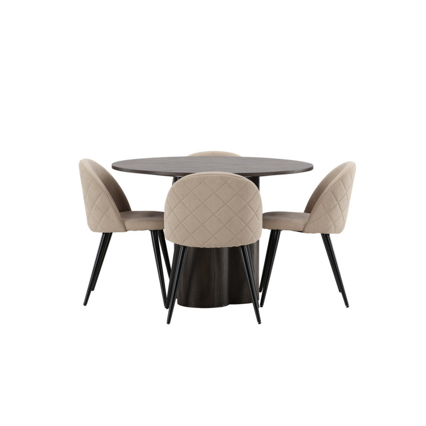 Olivia spisebord-/+ Velvet stol-/ Venture Design Spisegruppe
