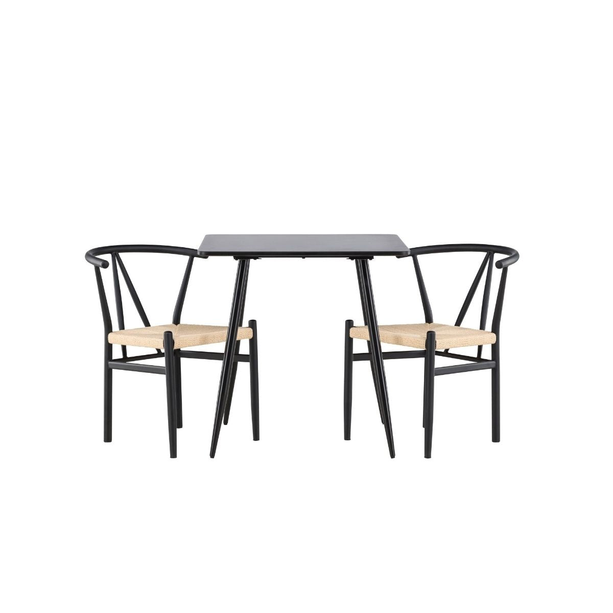 Polar Dining Table with Alfons Dining Chair Venture Design Spisegruppe