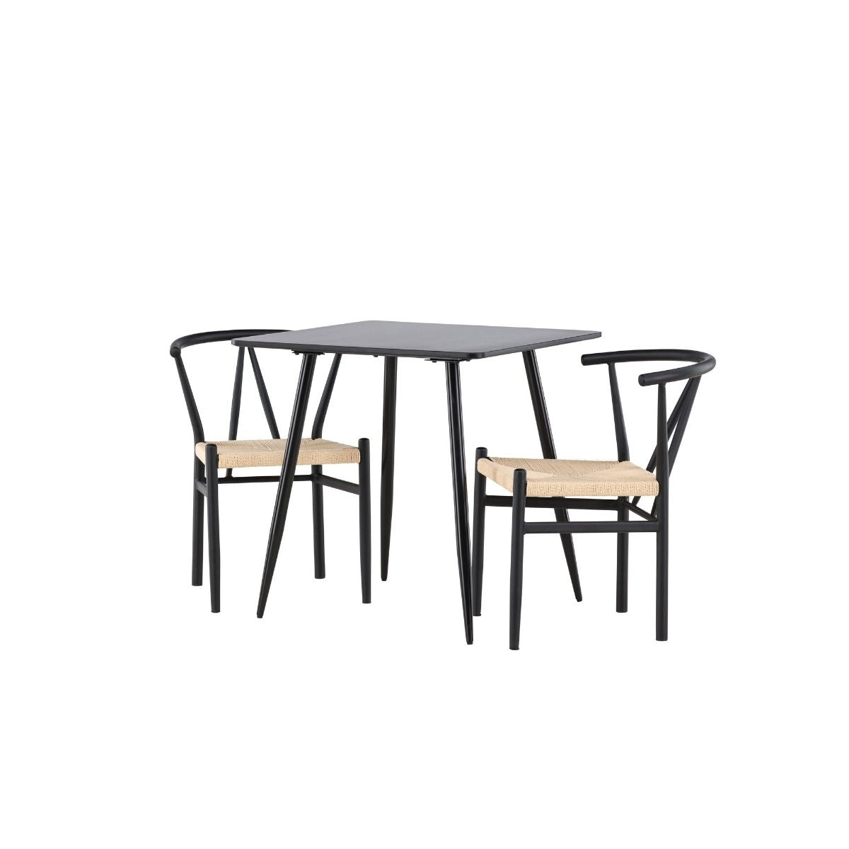 Polar Dining Table with Alfons Dining Chair Venture Design Spisegruppe