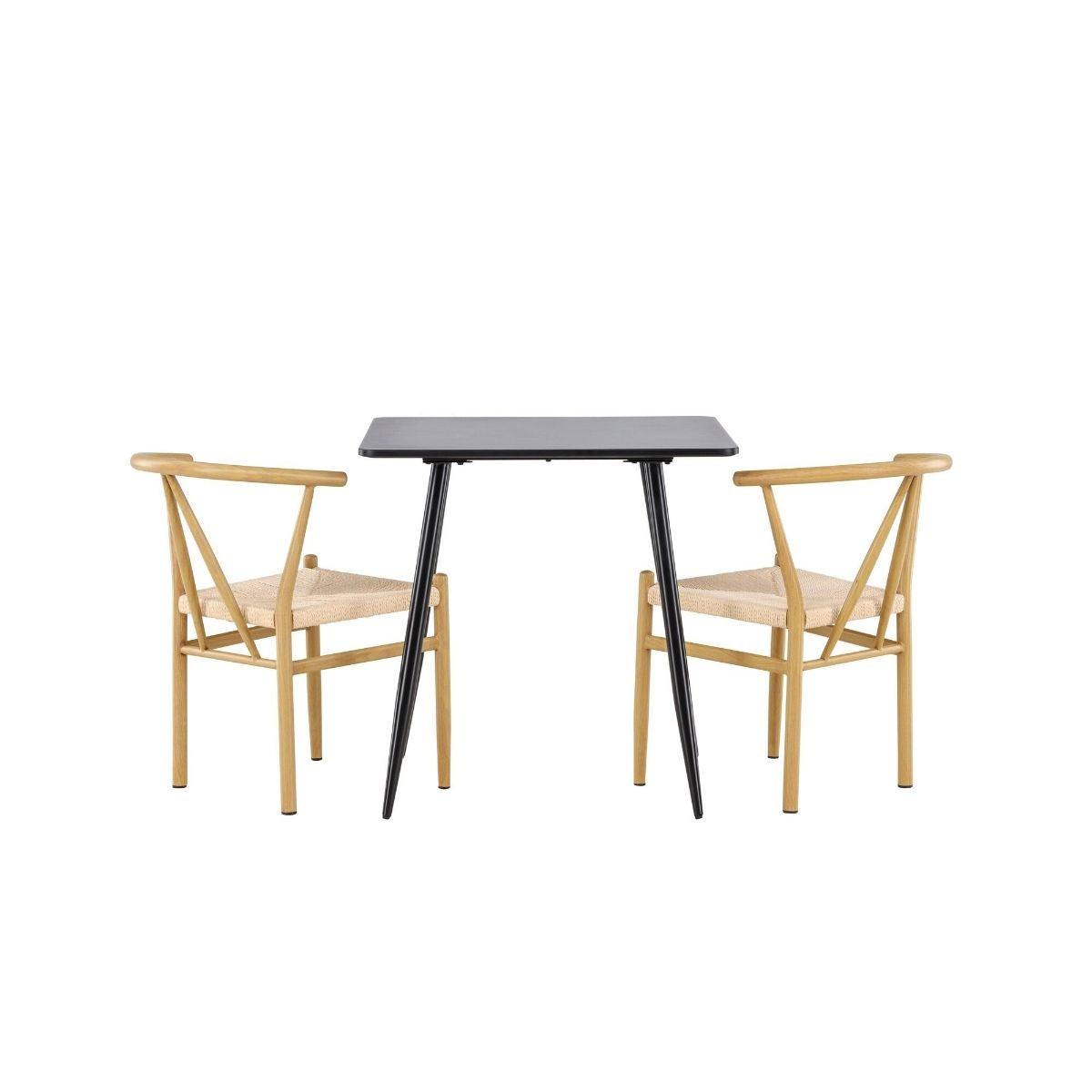Polar Dining Table with Alfons Dining Chair Venture Design Spisegruppe