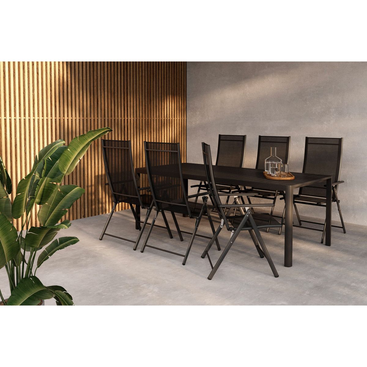 Giardini Dining Set with Chairs Levanzo Venture Design Spisegruppe