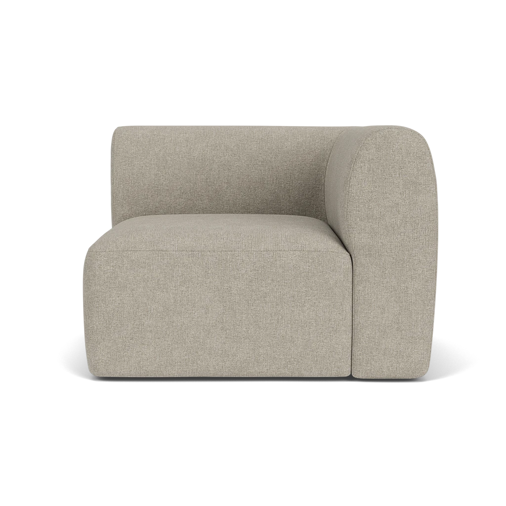 Korinth Høyre Modul Cosmo Light Grey 30 FDB Møbler Sofa