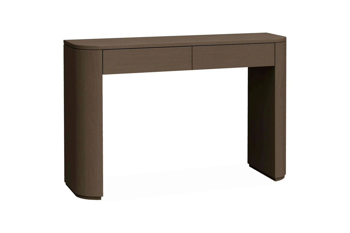 Konsoll bord Kyoto 120x80x35cm m/skuff Light Brow eikefiner Homefactory Konsollbord