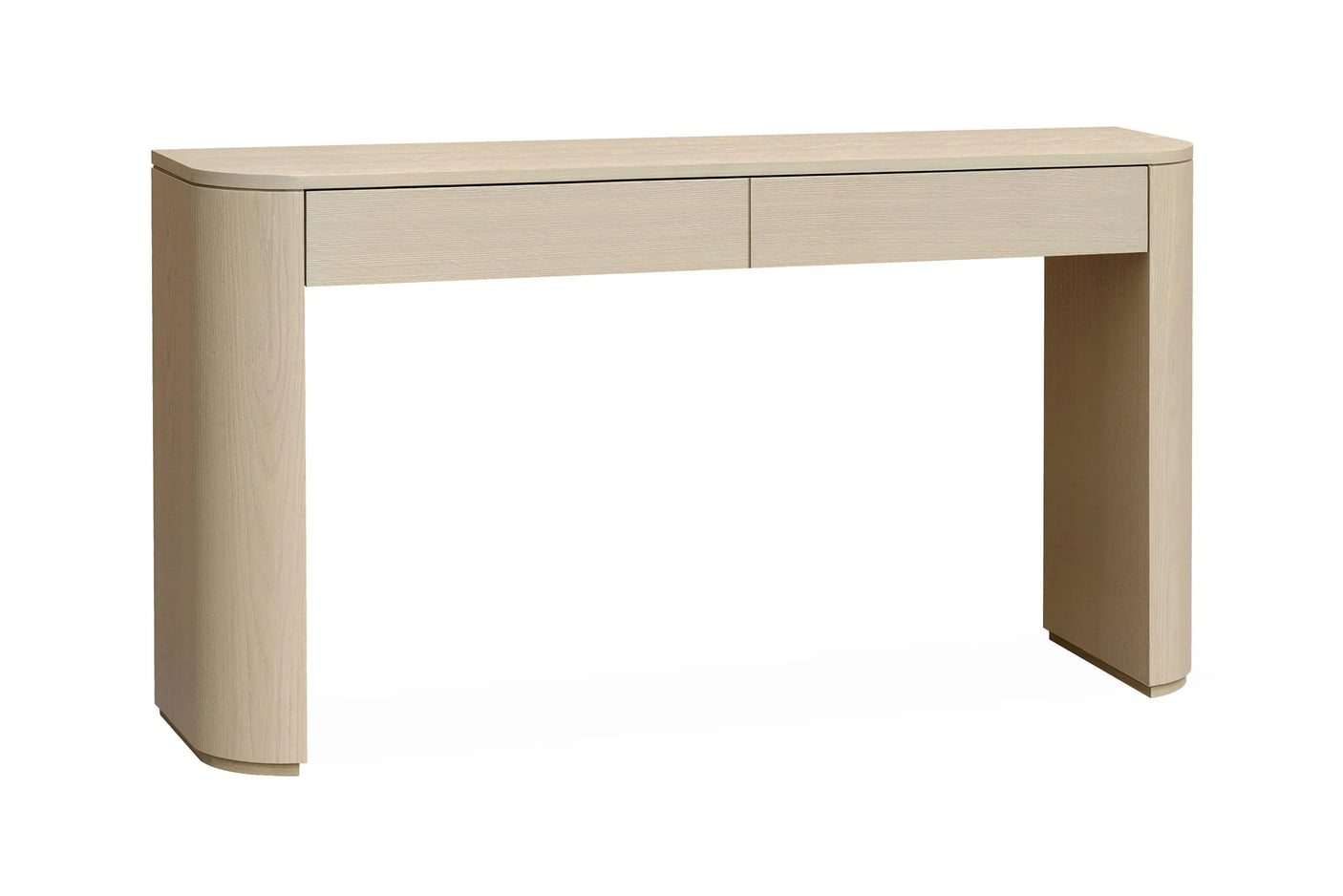 Konsoll bord Kyoto 160x80x35cm m/2 skuff White wach Homefactory Konsollbord
