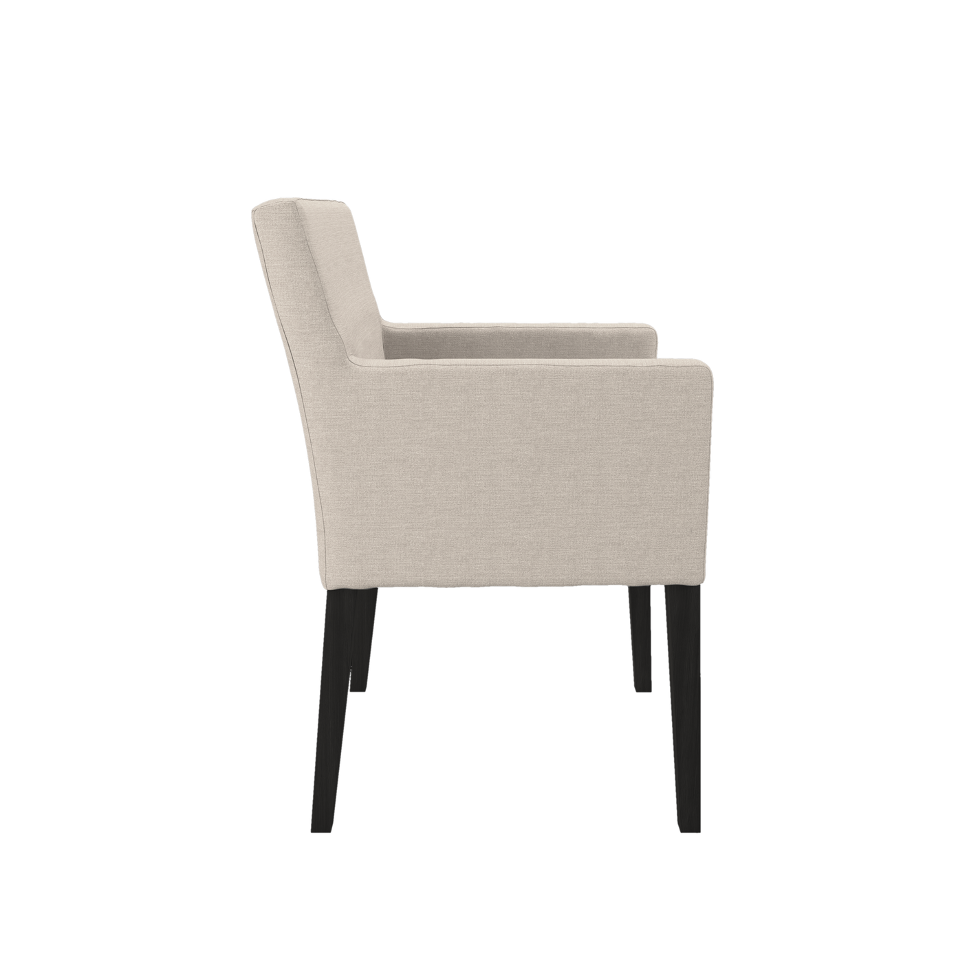 Louise spisestol m/ arm - Sort treben Nori Nordic Spisestol