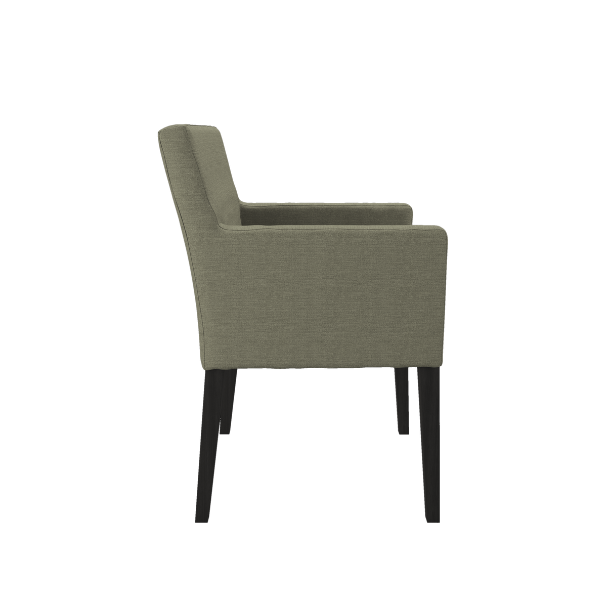 Louise spisestol m/ arm - Sort treben Nori Nordic Spisestol