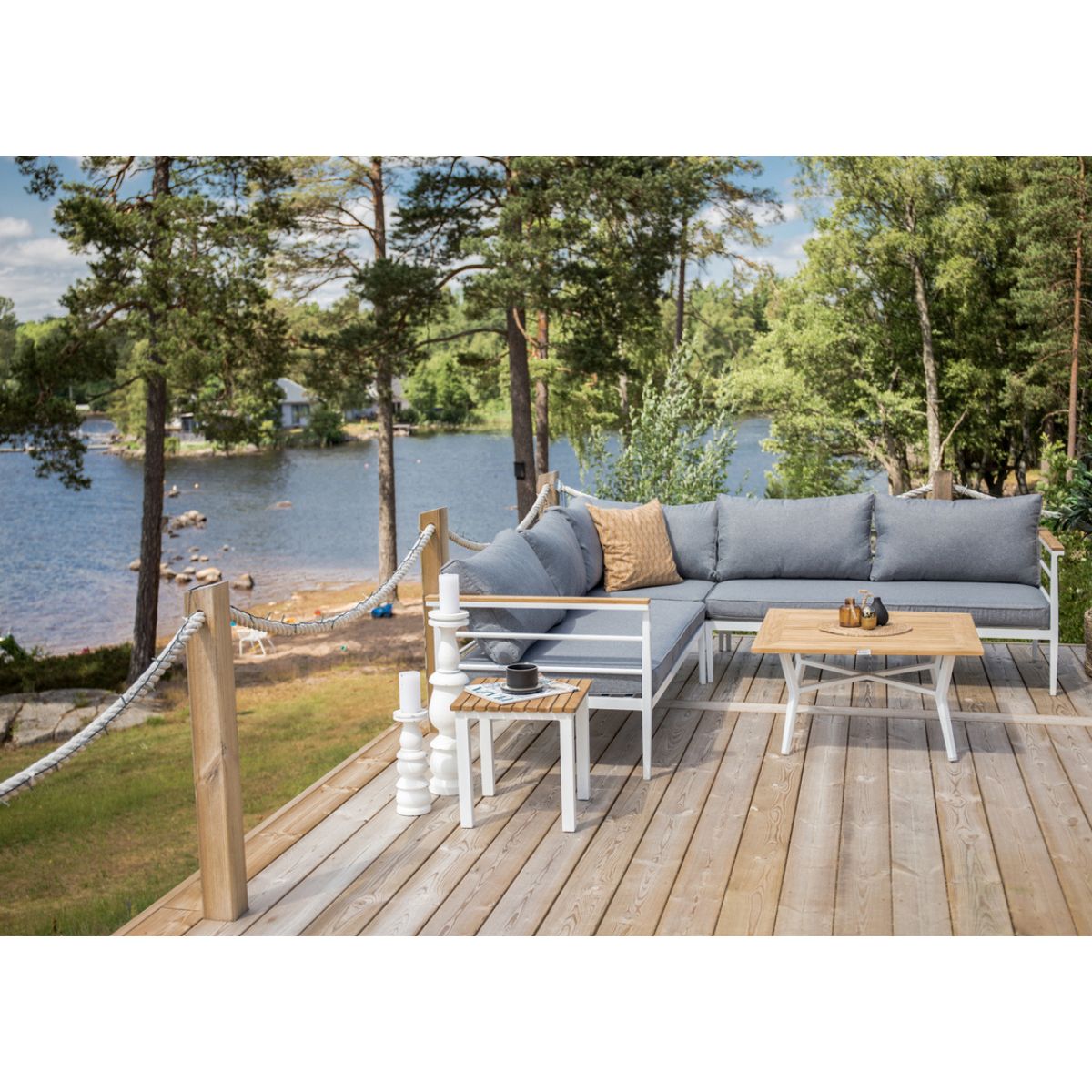 Mexico Corner Sofa Set Venture Design Loungegruppe