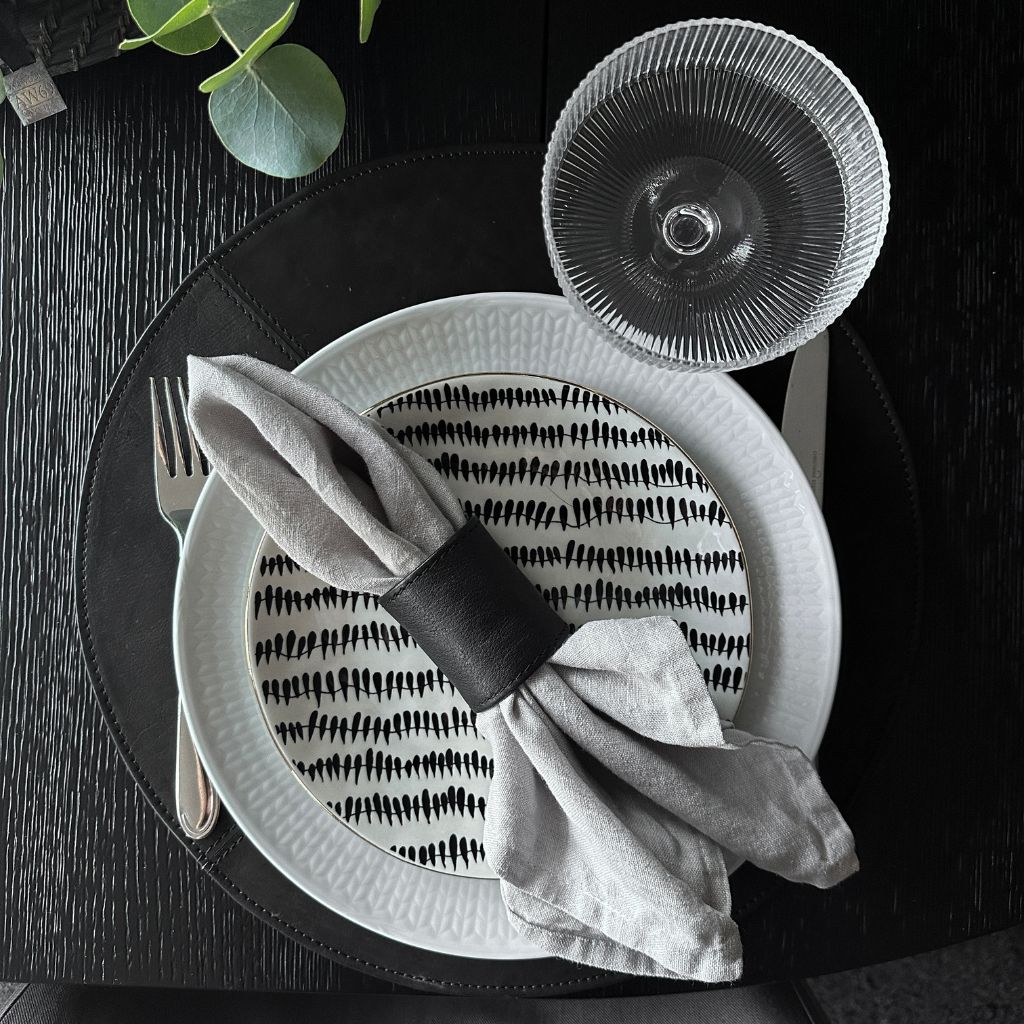 NERO ROUND Placemat Artwood Pynteartikler