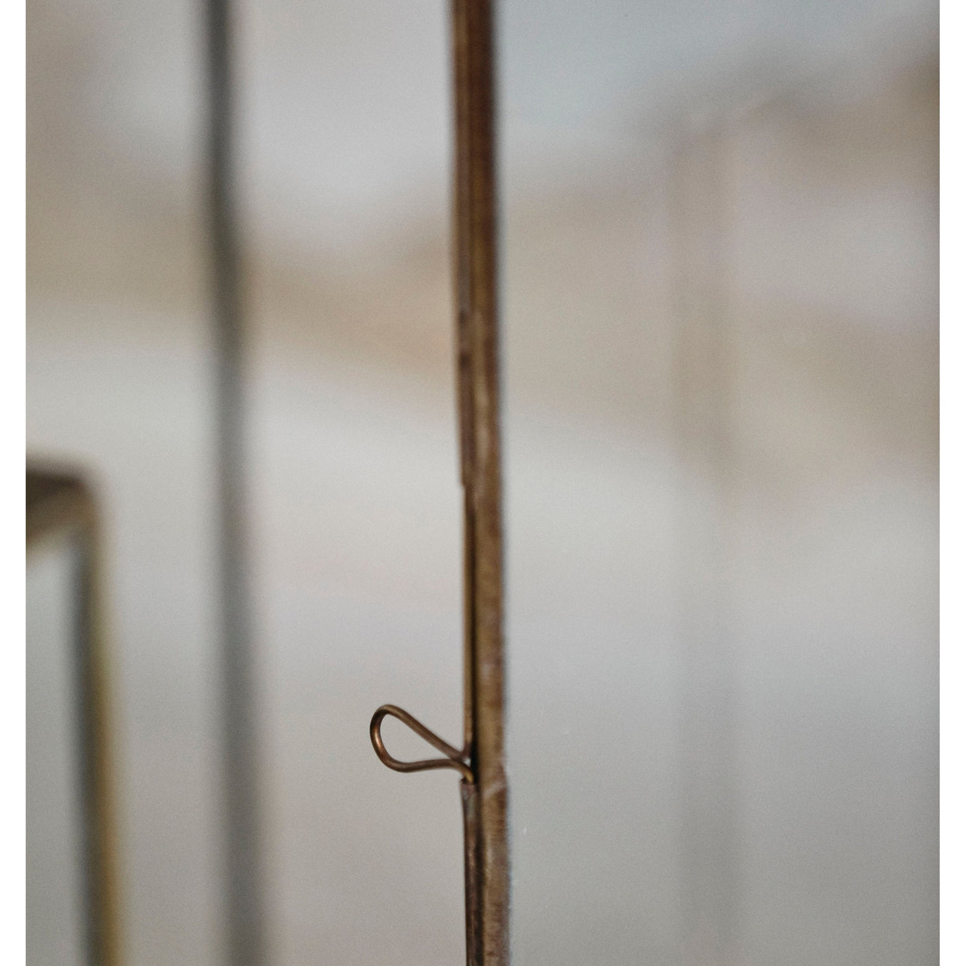 ANTIQUE lamper av jern - h42 cm - gull finish Nordal LANTERNER