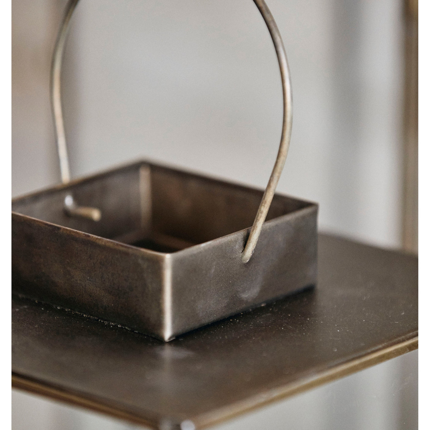 ANTIQUE lamper av jern - h42 cm - gull finish Nordal LANTERNER