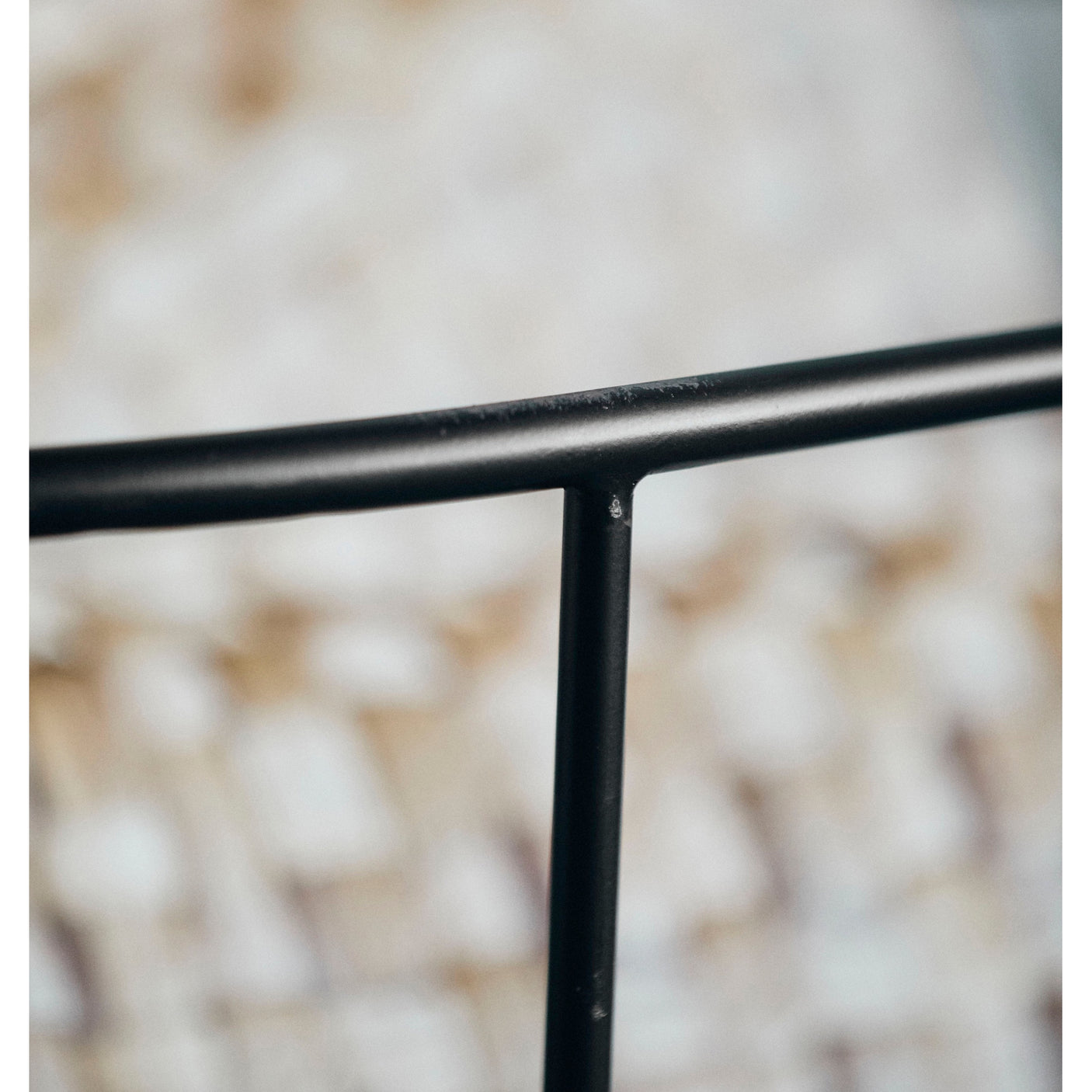 DOWNTOWN trådkurv med hjul - h73 cm - sort Nordal STORAGE