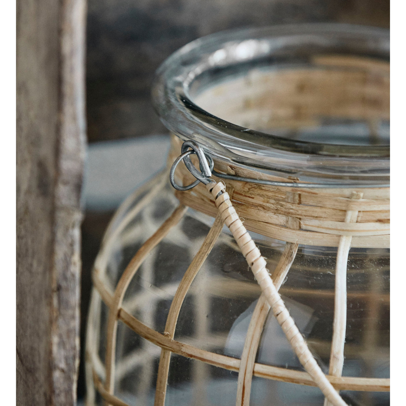 BAMBOO lamper av bambus - h27 cm - natur Nordal LANTERNER