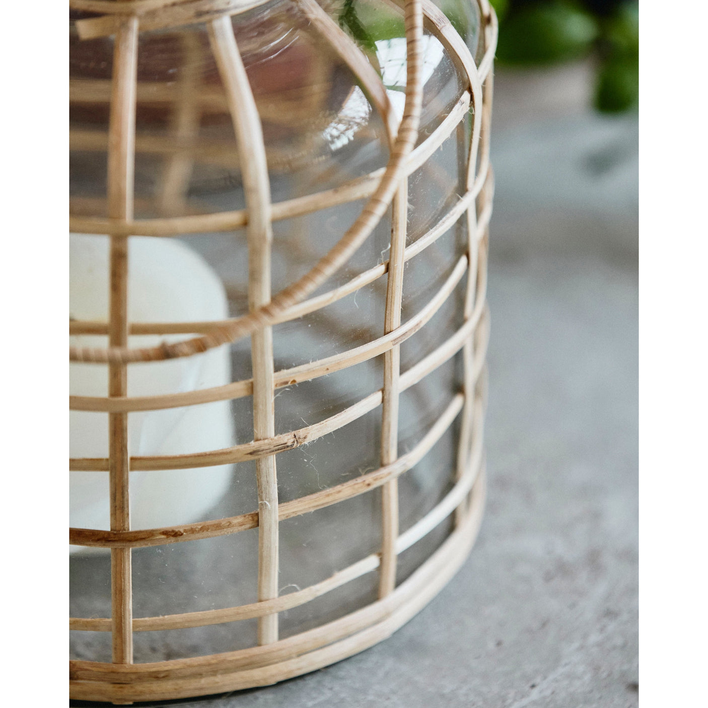 BAMBOO lamper av bambus - h27 cm - natur Nordal LANTERNER