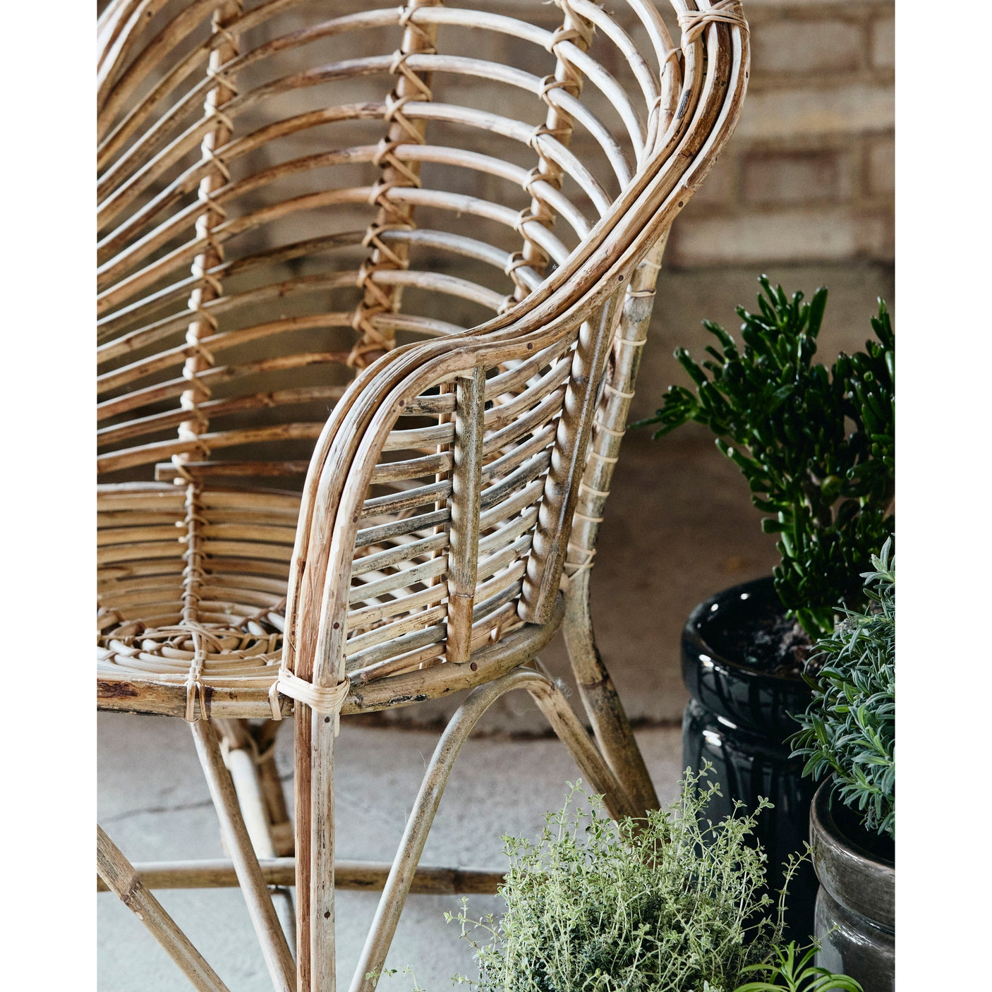 CANIA bambus stol - natur Nordal CHAIRS+ARM