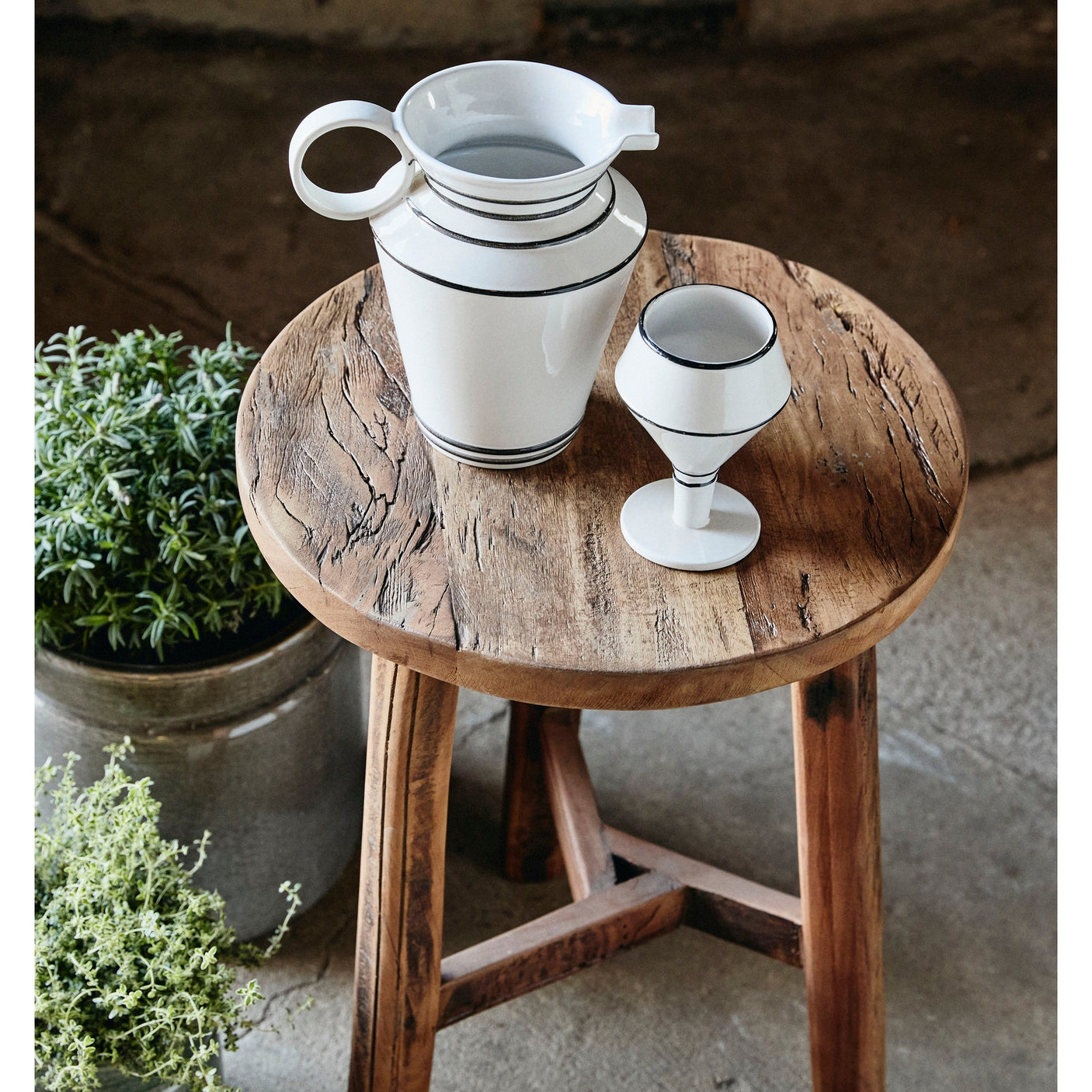 CAPPARIS vinkopper - hvite Nordal TABLEWARE