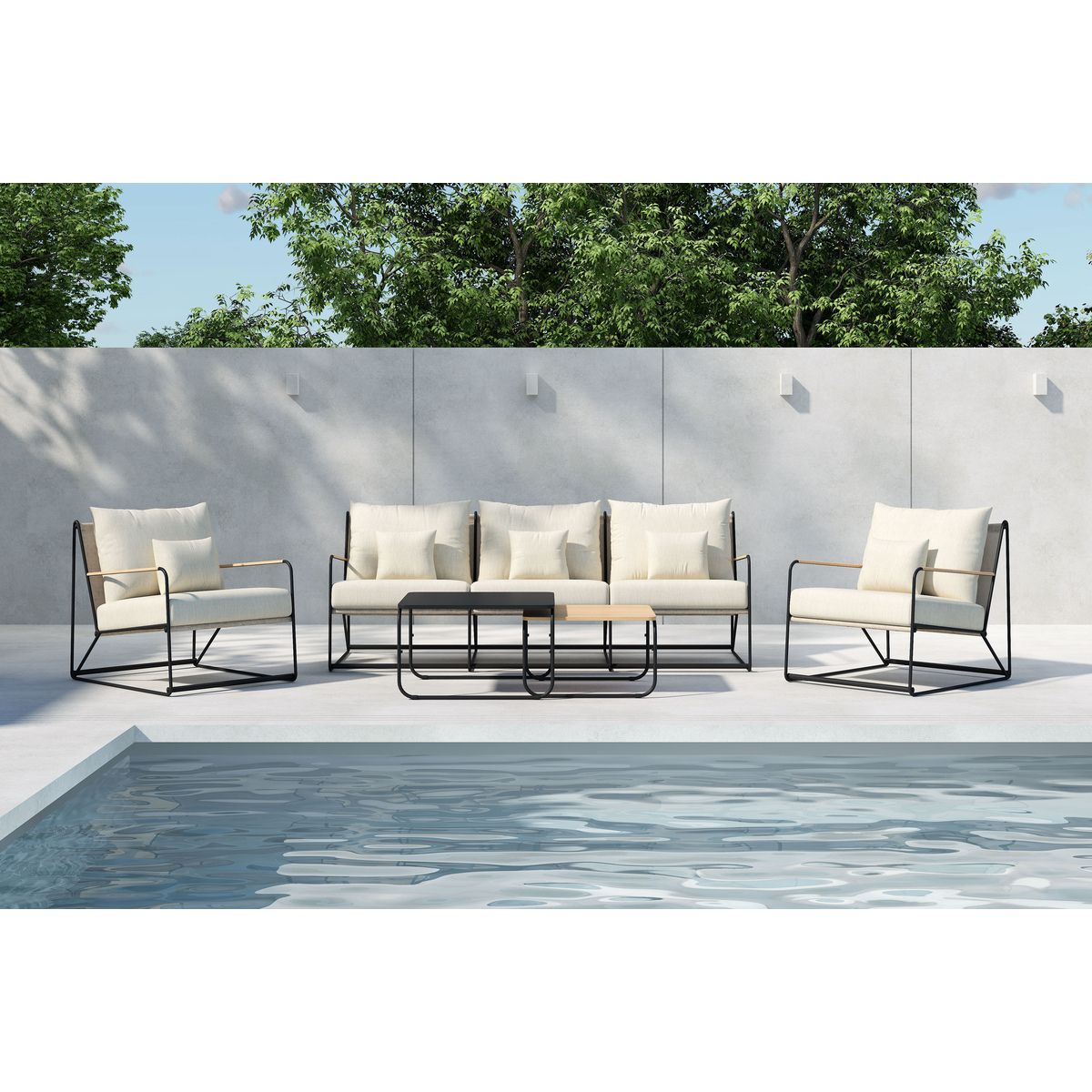 Palazzo Sofa Set Venture Design Loungegruppe