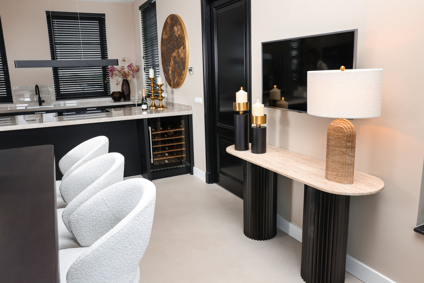 Console Hampton mørk brun Richmond Interiors Konsollbord
