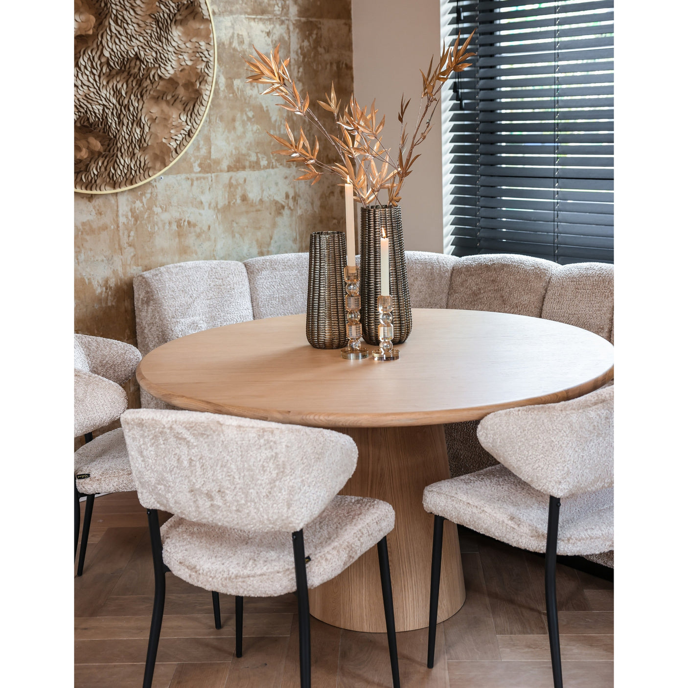 Lysestake Meral brun liten Richmond Interiors Lysestake