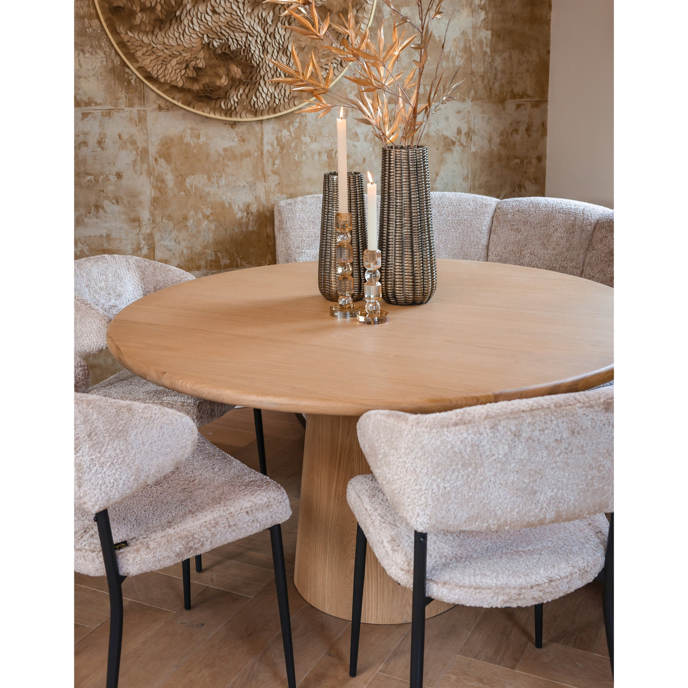Lysestake Meral brun liten Richmond Interiors Lysestake
