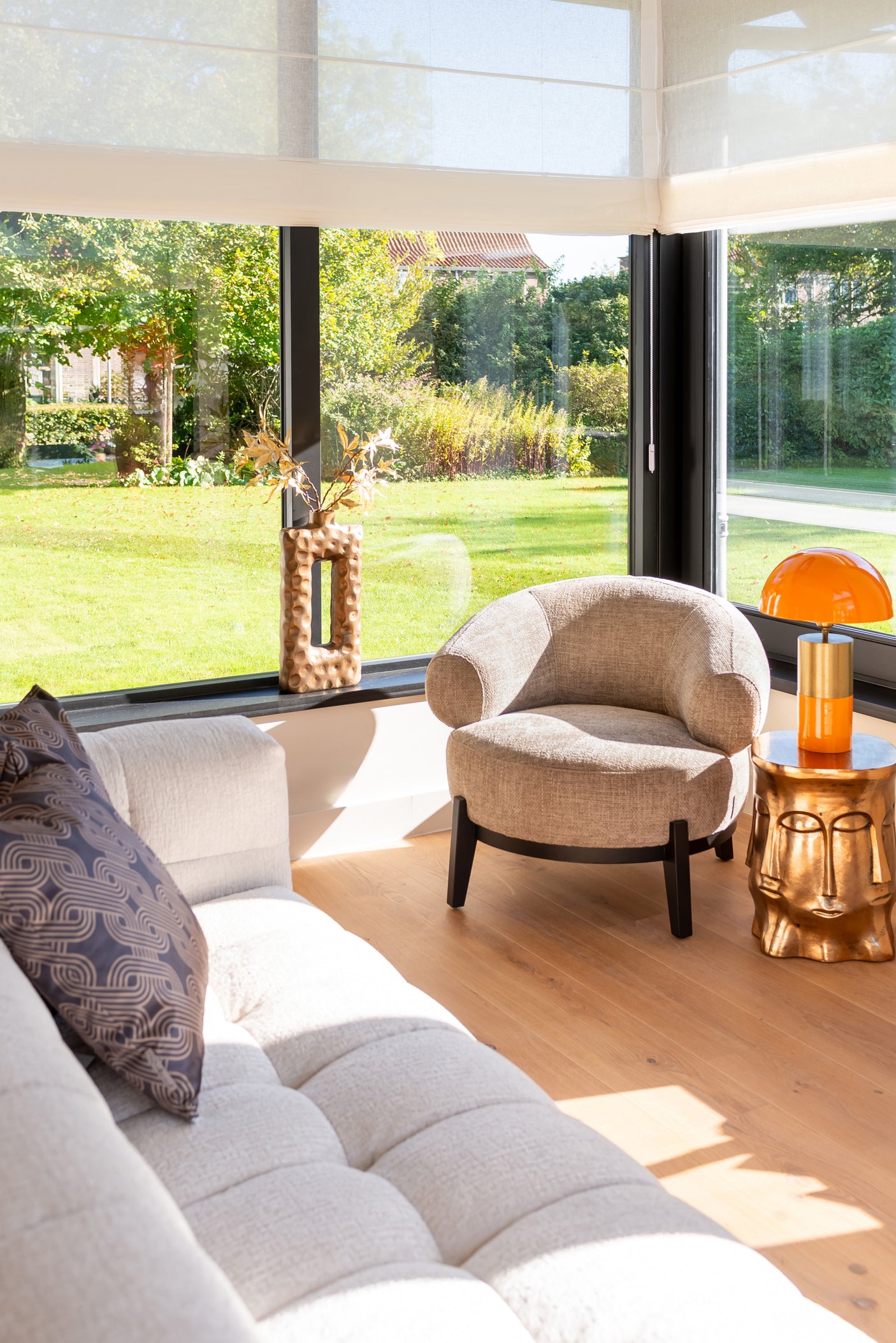 Loungestol Montana natural chunky Richmond Interiors Lenestol