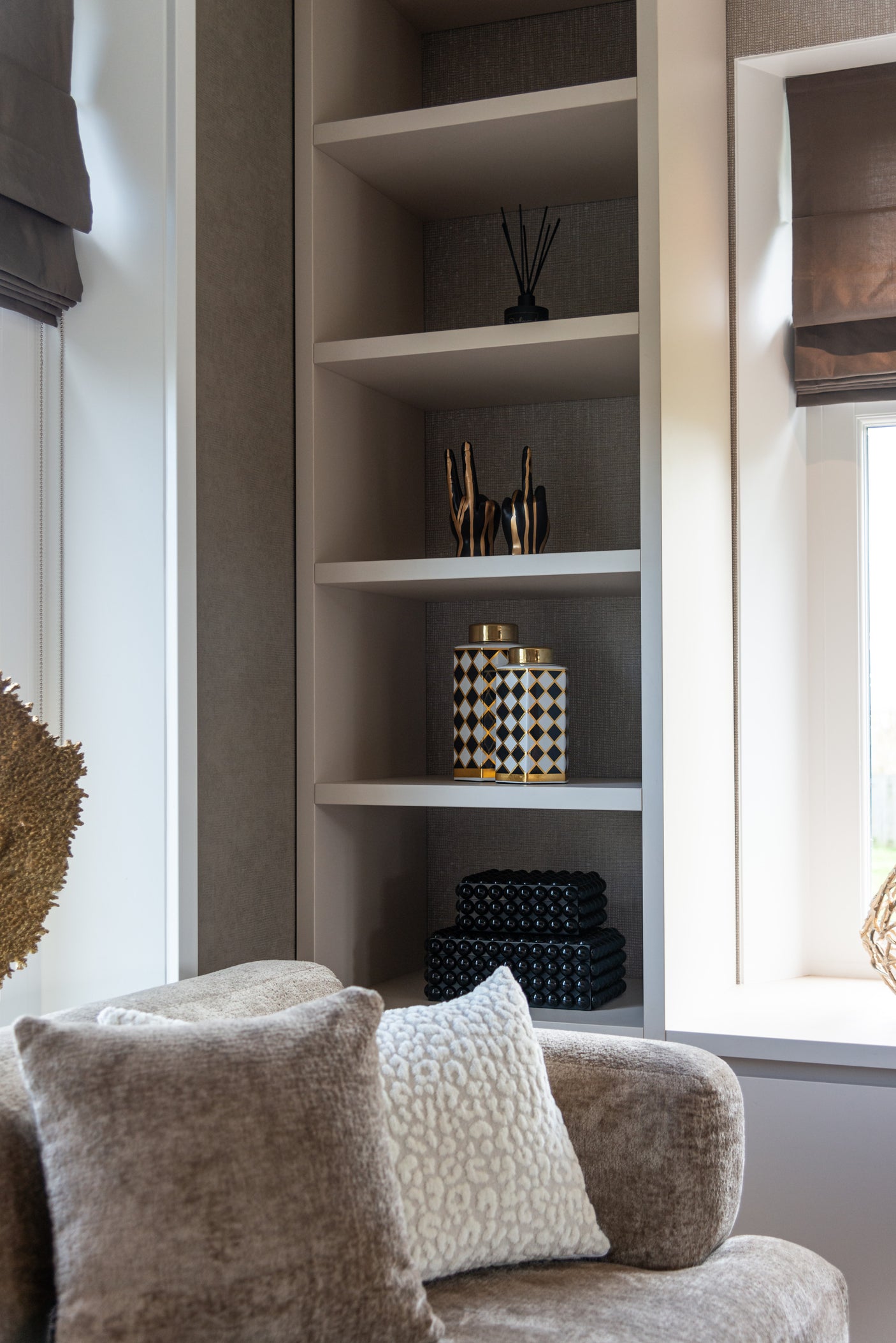 Oppbevaringsboks Batool svart liten Richmond Interiors Oppbevaring