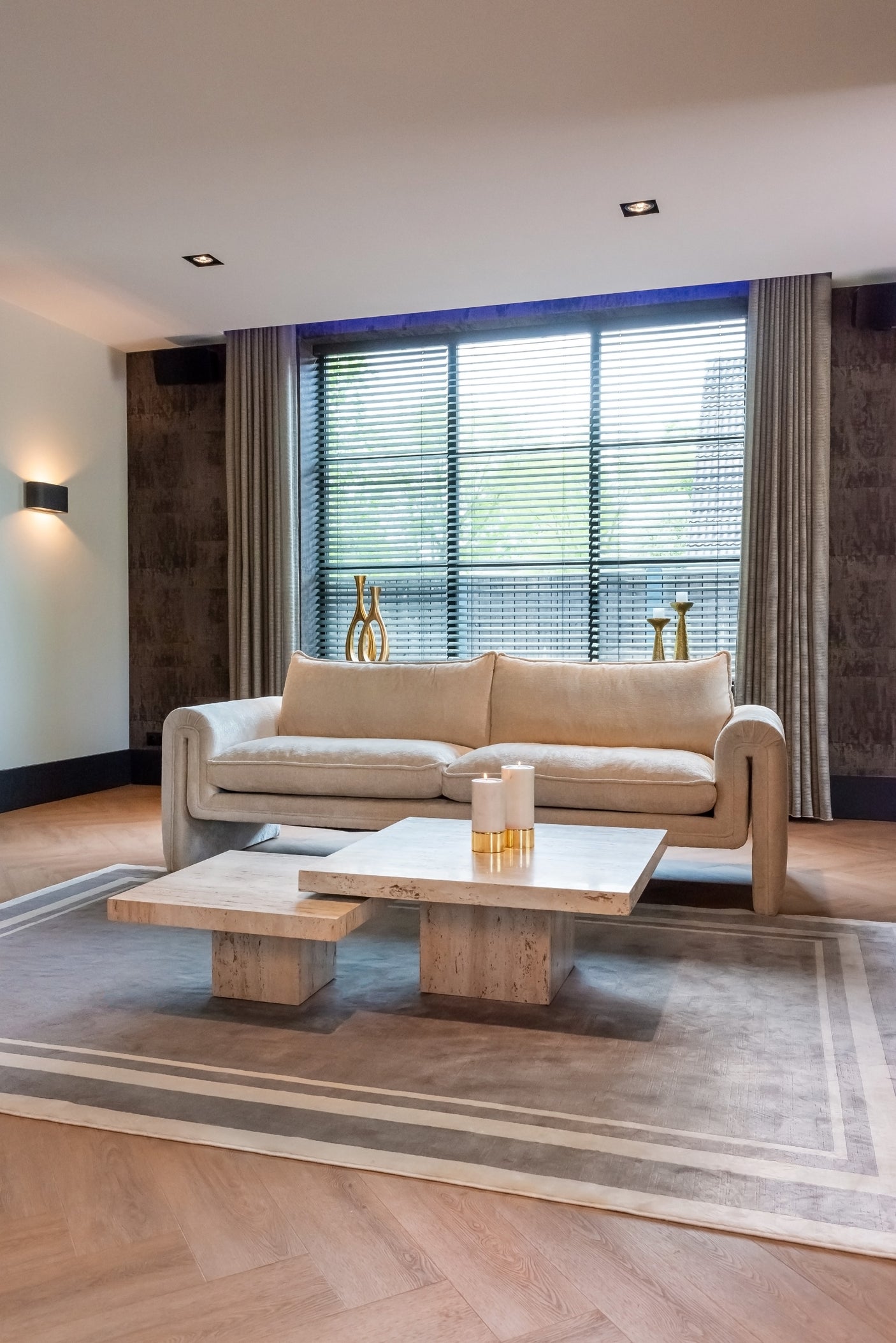 Sofabord La Cantera beige sett med 2 Richmond Interiors Sofabord