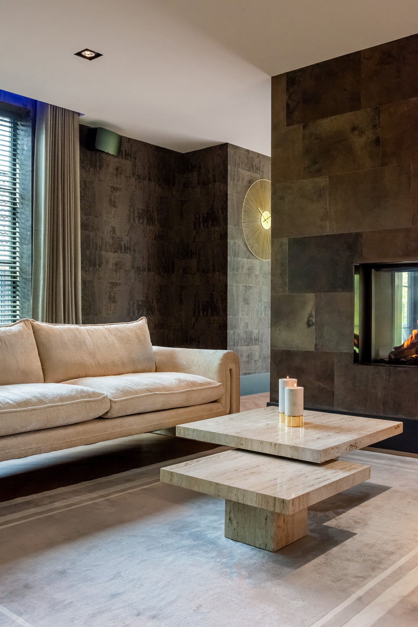 Sofabord La Cantera beige sett med 2 Richmond Interiors Sofabord