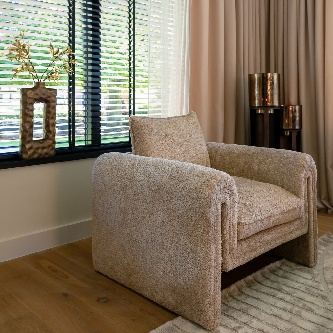 Orkanlys Dane stort Richmond Interiors Lanterne og lysglass