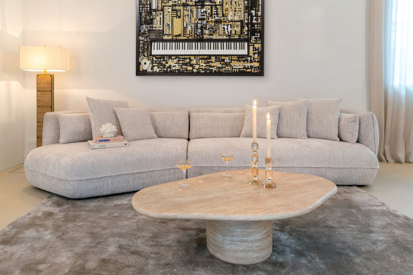 Veggkunst Wibi svart/gull Richmond Interiors Bilde