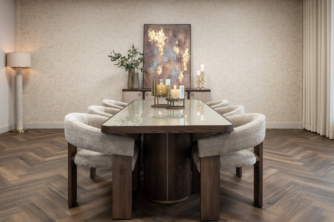 Hurricane light Ropia messing antikk liten Richmond Interiors Lanterne og lysglass