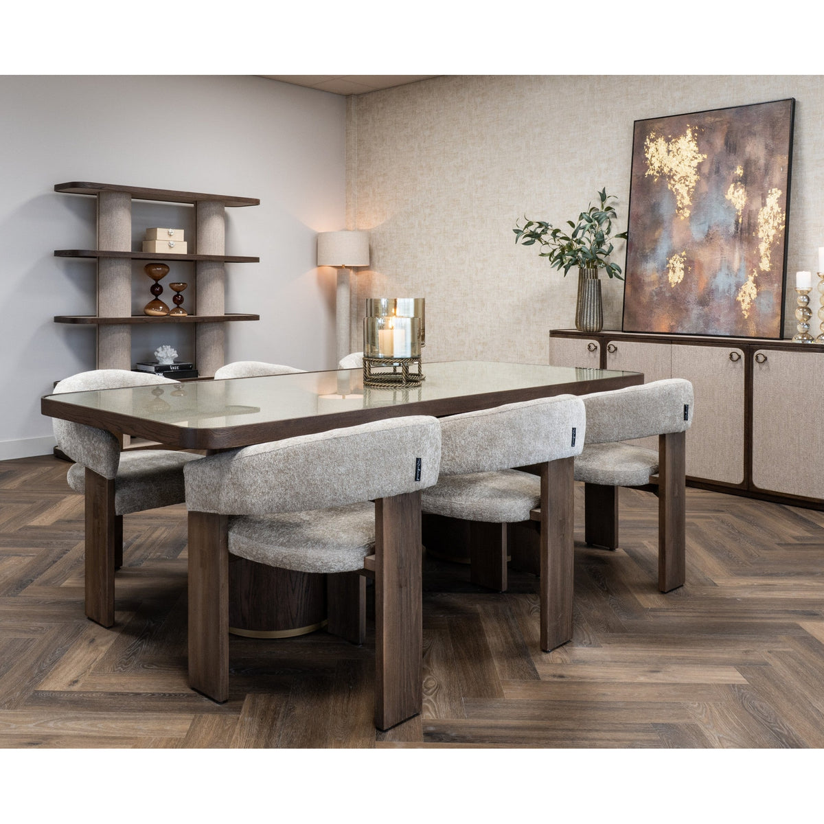 Utstillingsskap Willox beige Richmond Interiors Vitrineskap