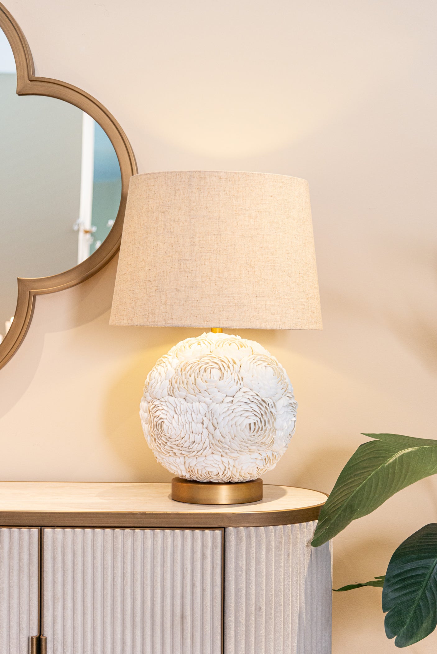 Bordlampe Jamie hvit Richmond Interiors Bordlampe