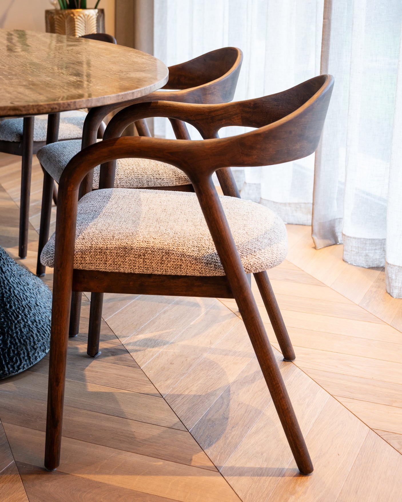 Spisestol Mihara mocca fancy Richmond Interiors Spisestol