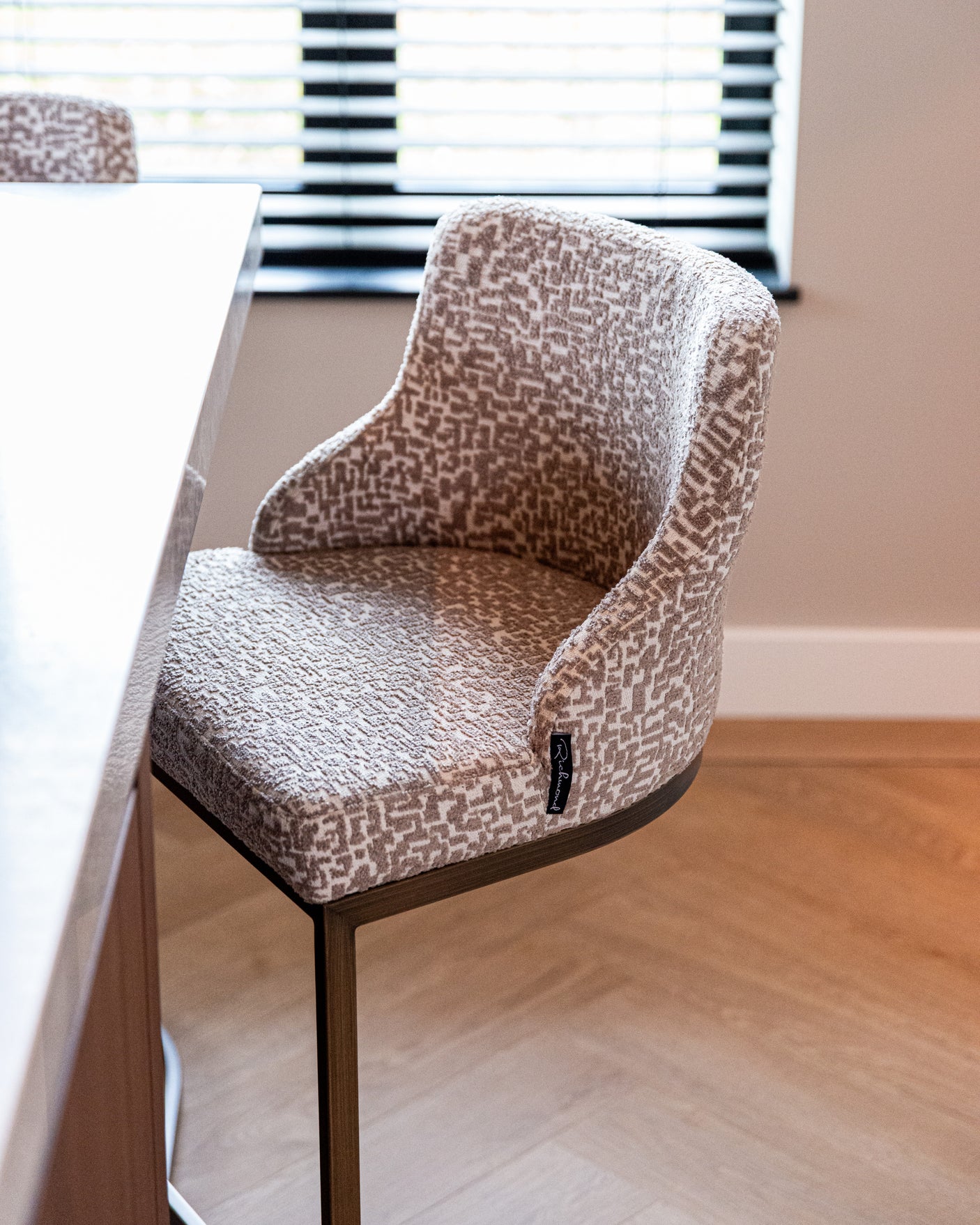 Barstol Bolton natural geo Richmond Interiors Barstol