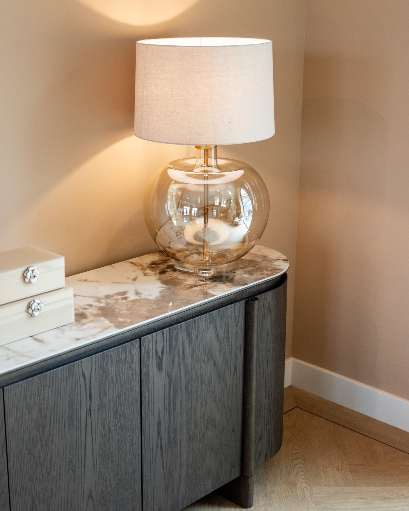 Bordlampe Jazzy amber Richmond Interiors Bordlampe