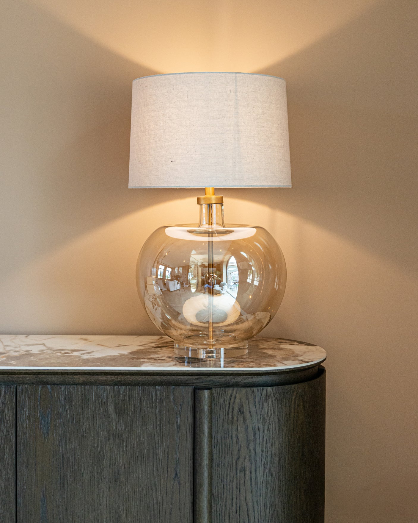 Bordlampe Jazzy amber Richmond Interiors Bordlampe