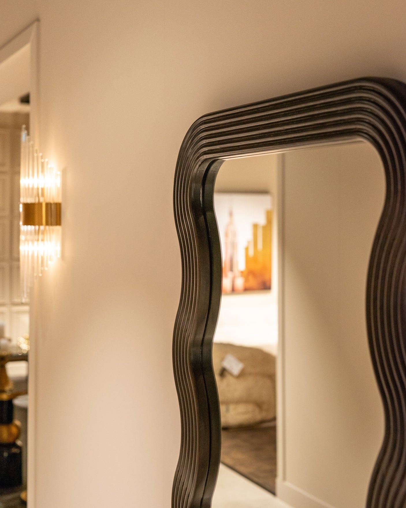 Vegglampe Penelope gull Richmond Interiors Vegglampe