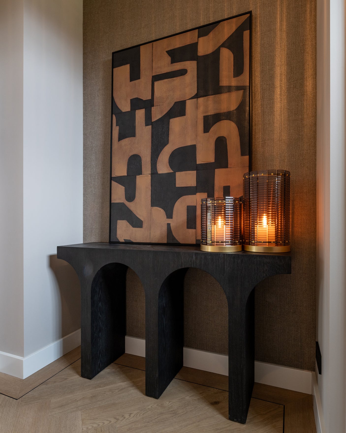 Veggkunst Cascade brun Richmond Interiors Bilde