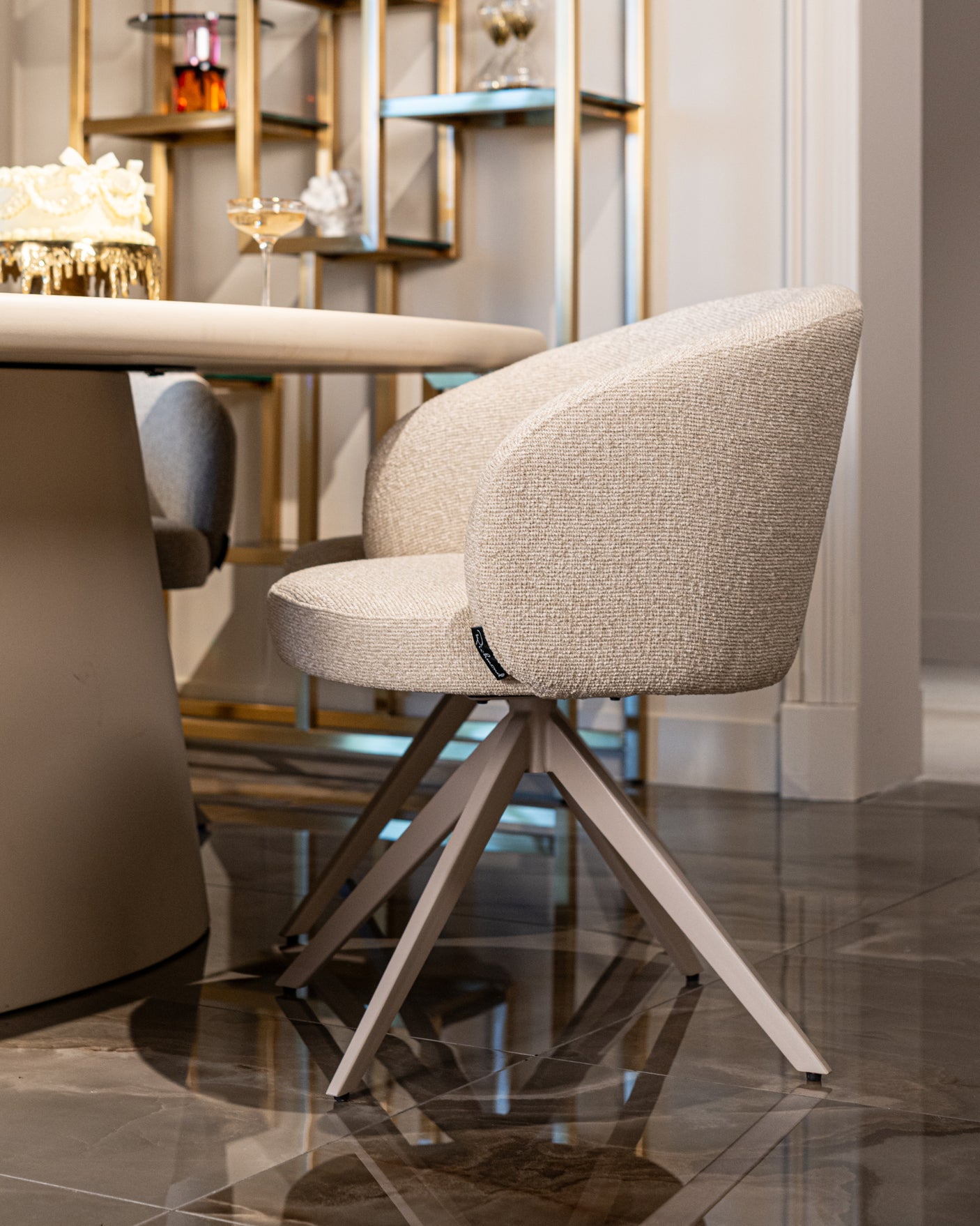 Spisebord Clayton beige 220 Richmond Interiors Spisebord