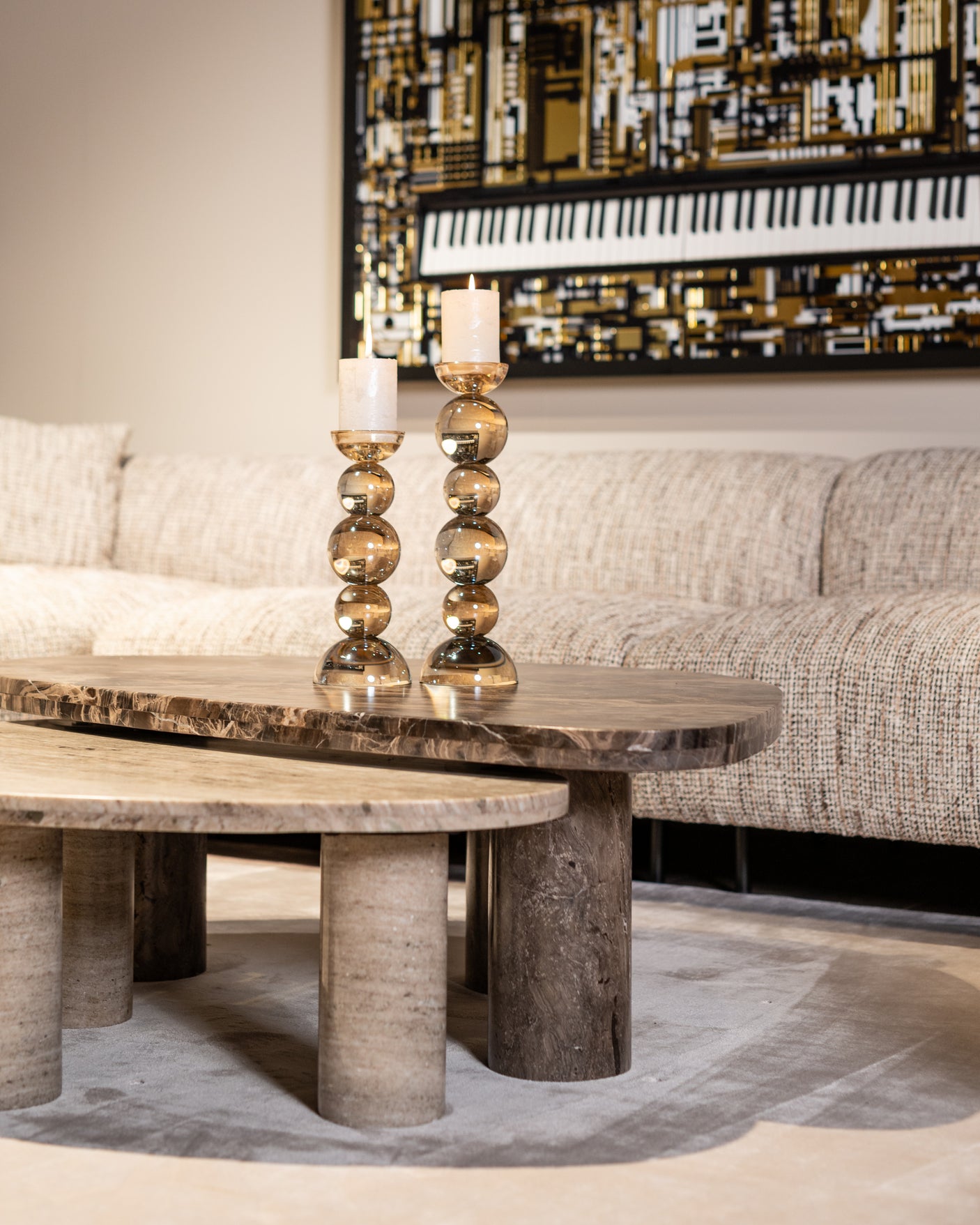 Veggkunst Wibi svart/gull Richmond Interiors Bilde