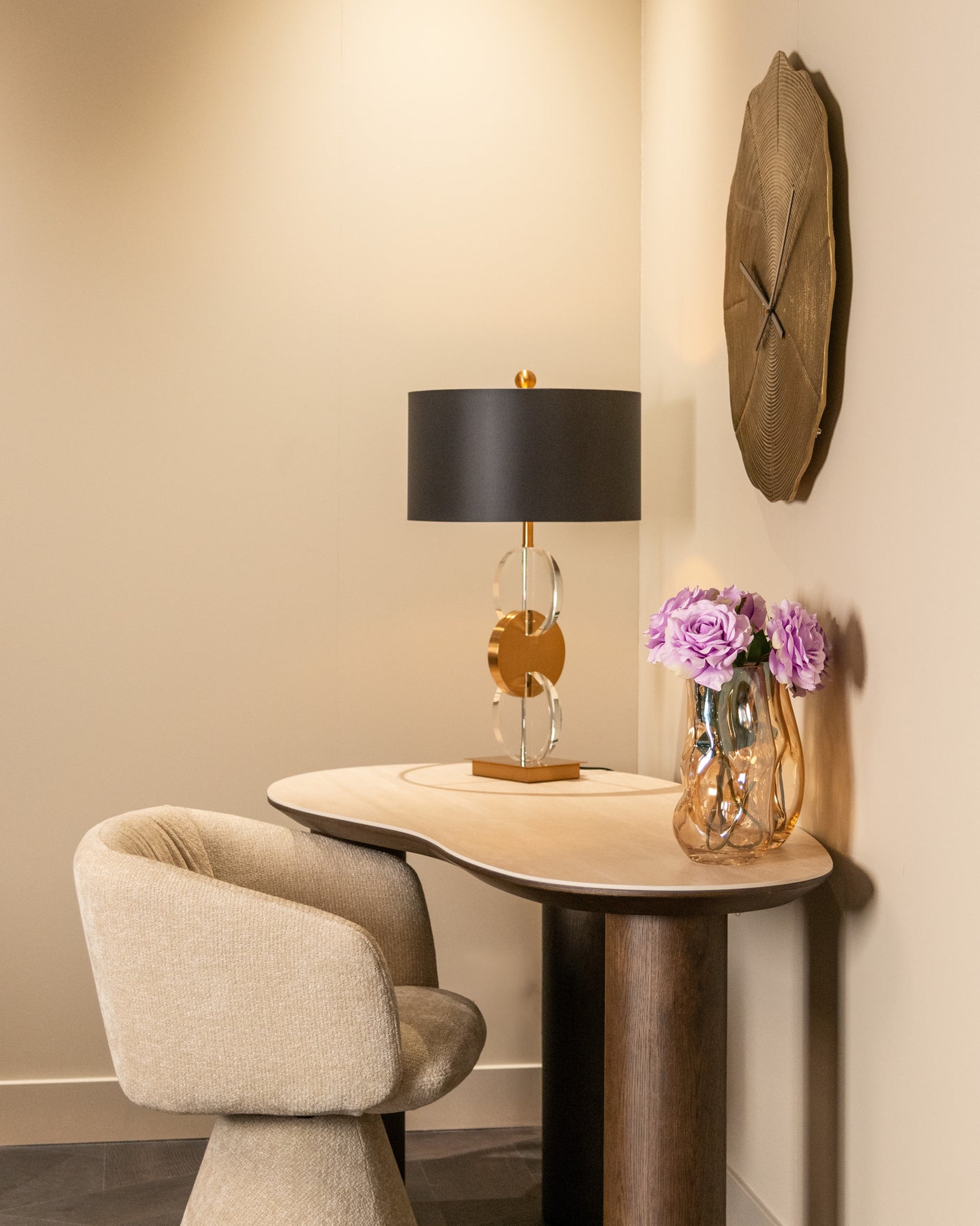 Spisestol Madeline mocca kraftig swivel Richmond Interiors Spisestol