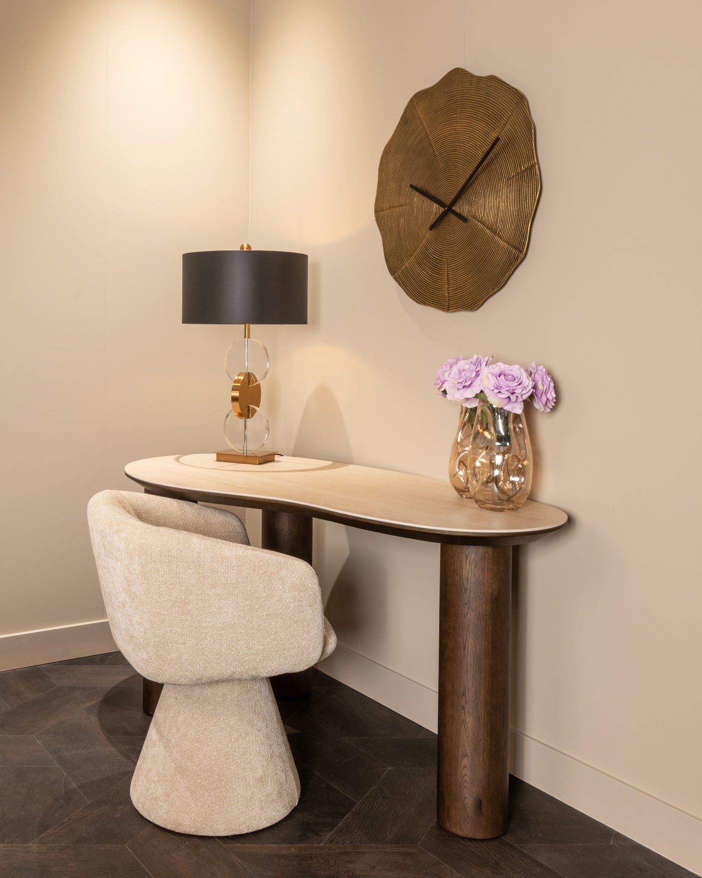 Desk Ritz brun Richmond Interiors Skrivebord