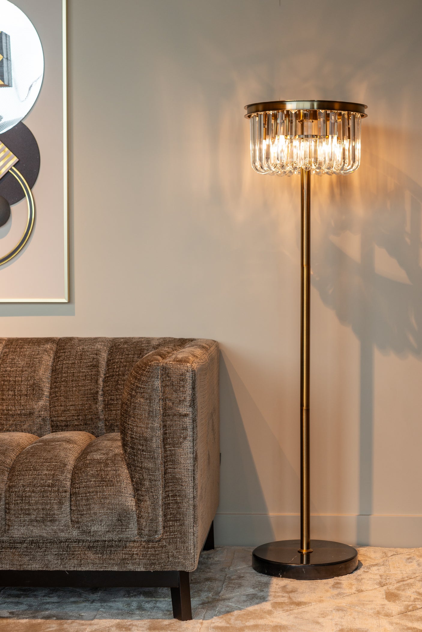 Gulvlampe Dagmar bronse Richmond Interiors Gulvlampe