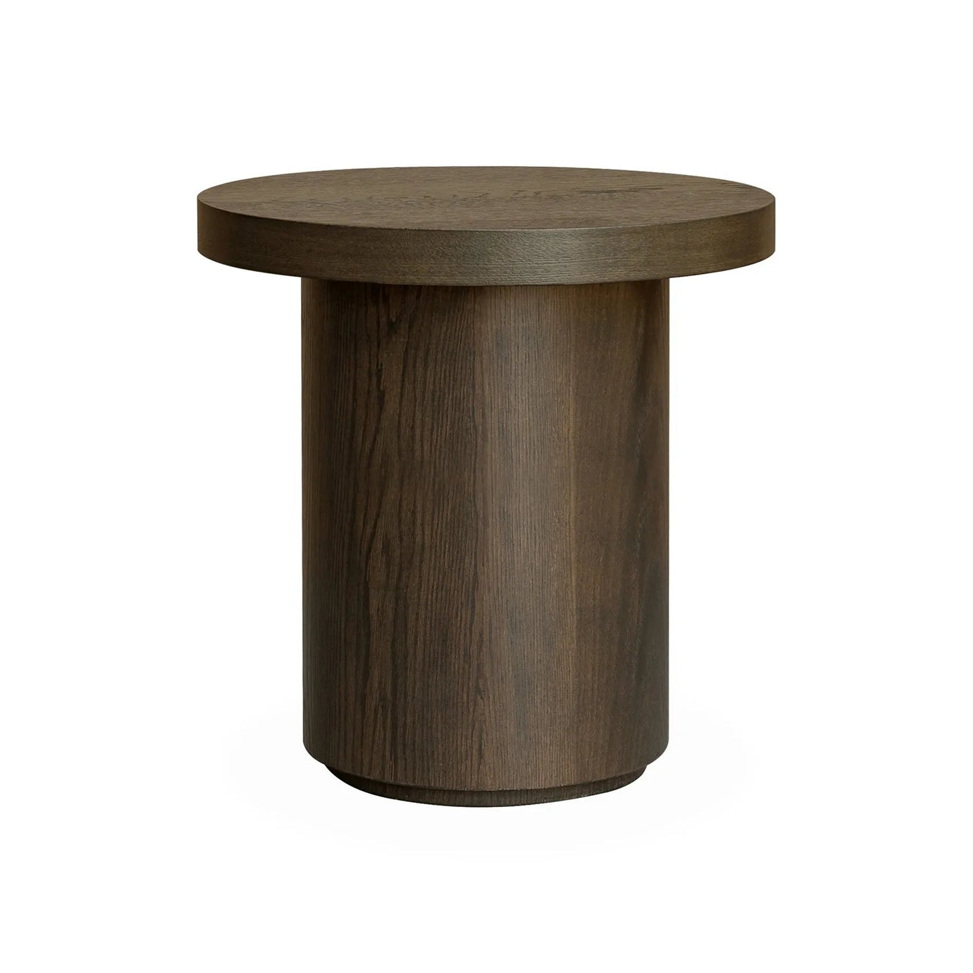 Sidebord Kyoto Ø55cm høyde 55cm Light brown eikefiner Homefactory Sidebord