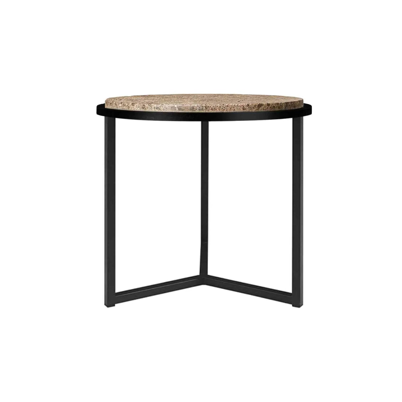 Sidebord Villeroy marble Brown Homefactory Sidebord